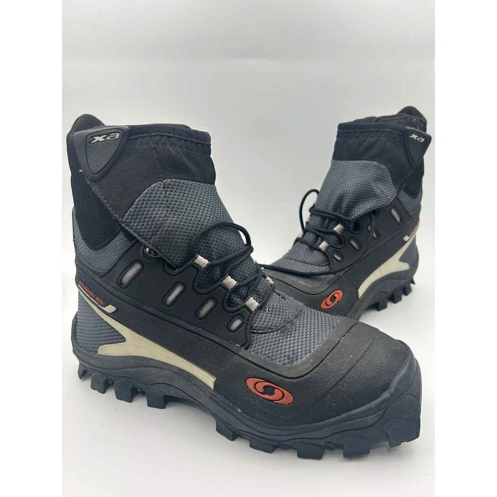 Salomon XA SNS Cross Country Ski Boots Black Grey Backcountry 857877 Mens 9